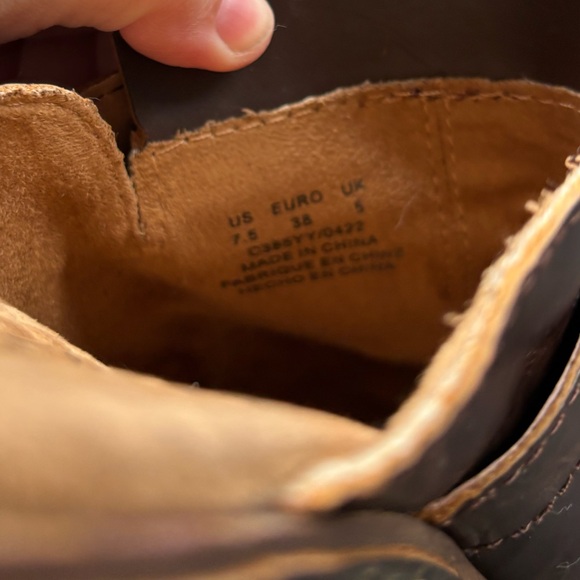 Kelsi Dagger Leather Fringe Studded Clogs- 7.5 - Picture 4 of 6